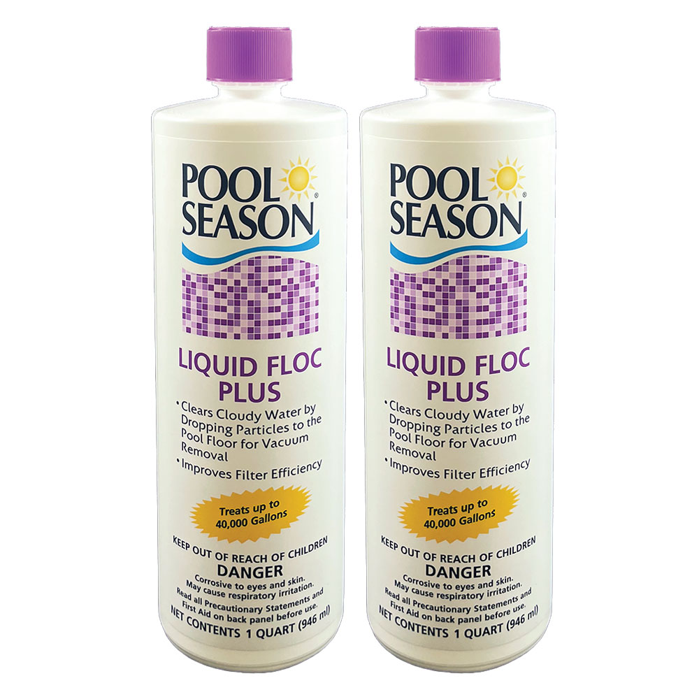 Pool Season Liquid Floc Plus - 2 x 1 Quart